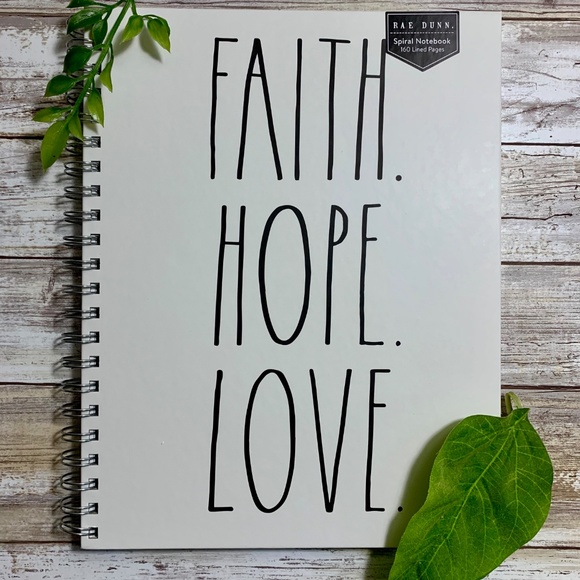 NWT Rae Dunn Large Hardcover 160pc Notebook - Picture 3 of 3